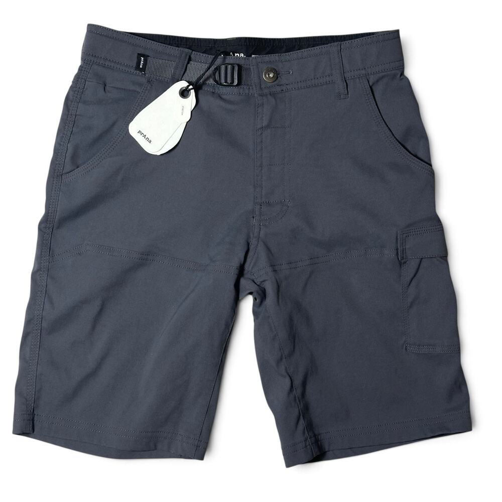 prAna Stretch Zion Short Mens Size 28 Shadow 10in Inseam Cargo UPF 50 NWT